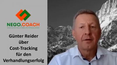 GÜNTHER REIDER ON COST-TRACKING FOR NEGOTIATION SUCCESS